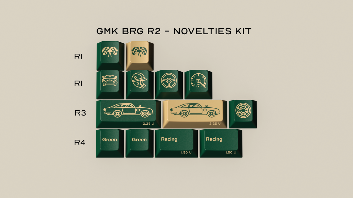 GMK British Racing Green R2
