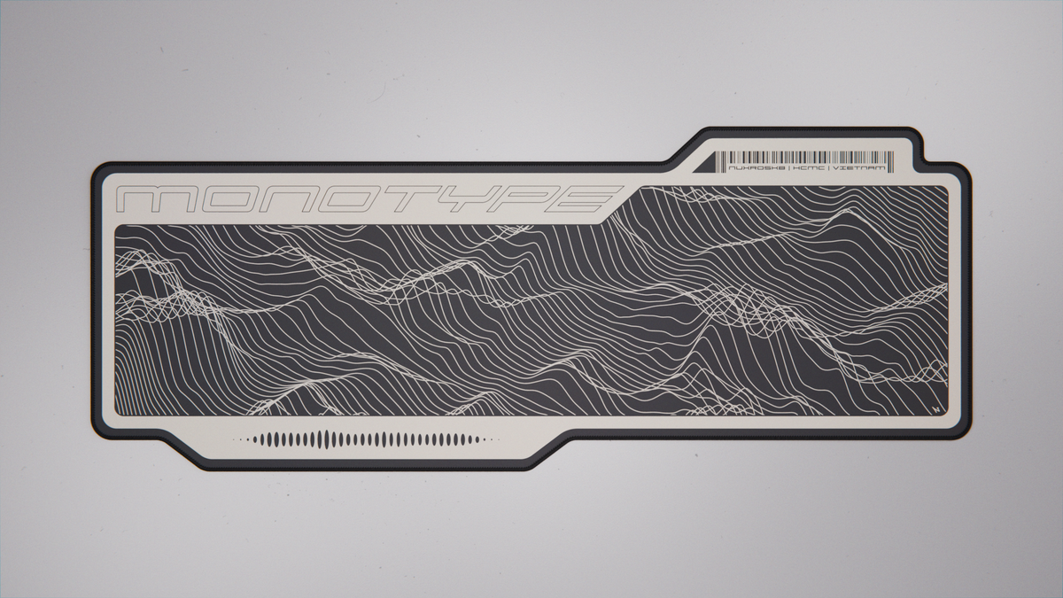 Nuxros Monotype Deskmat