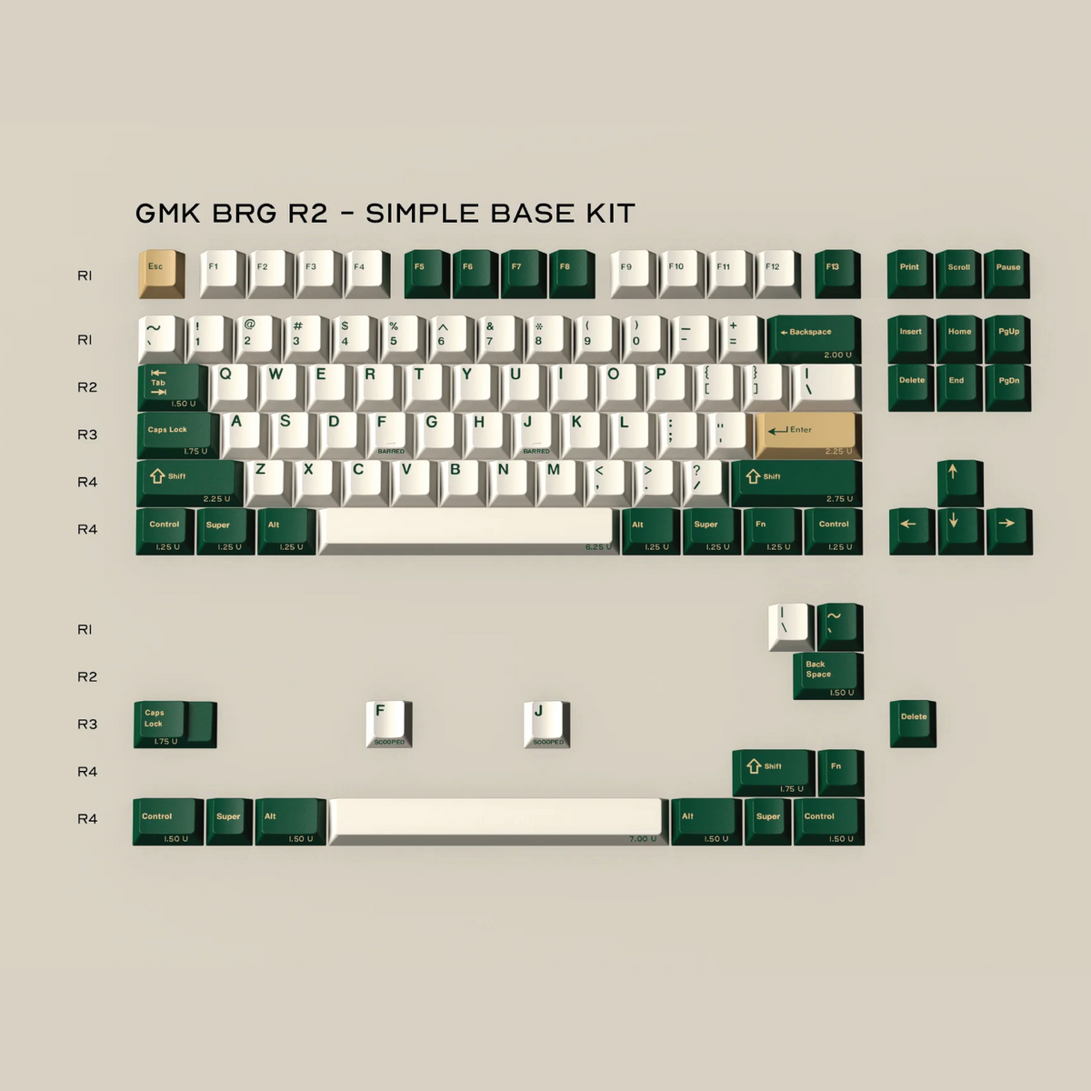 GMK British Racing Green R2
