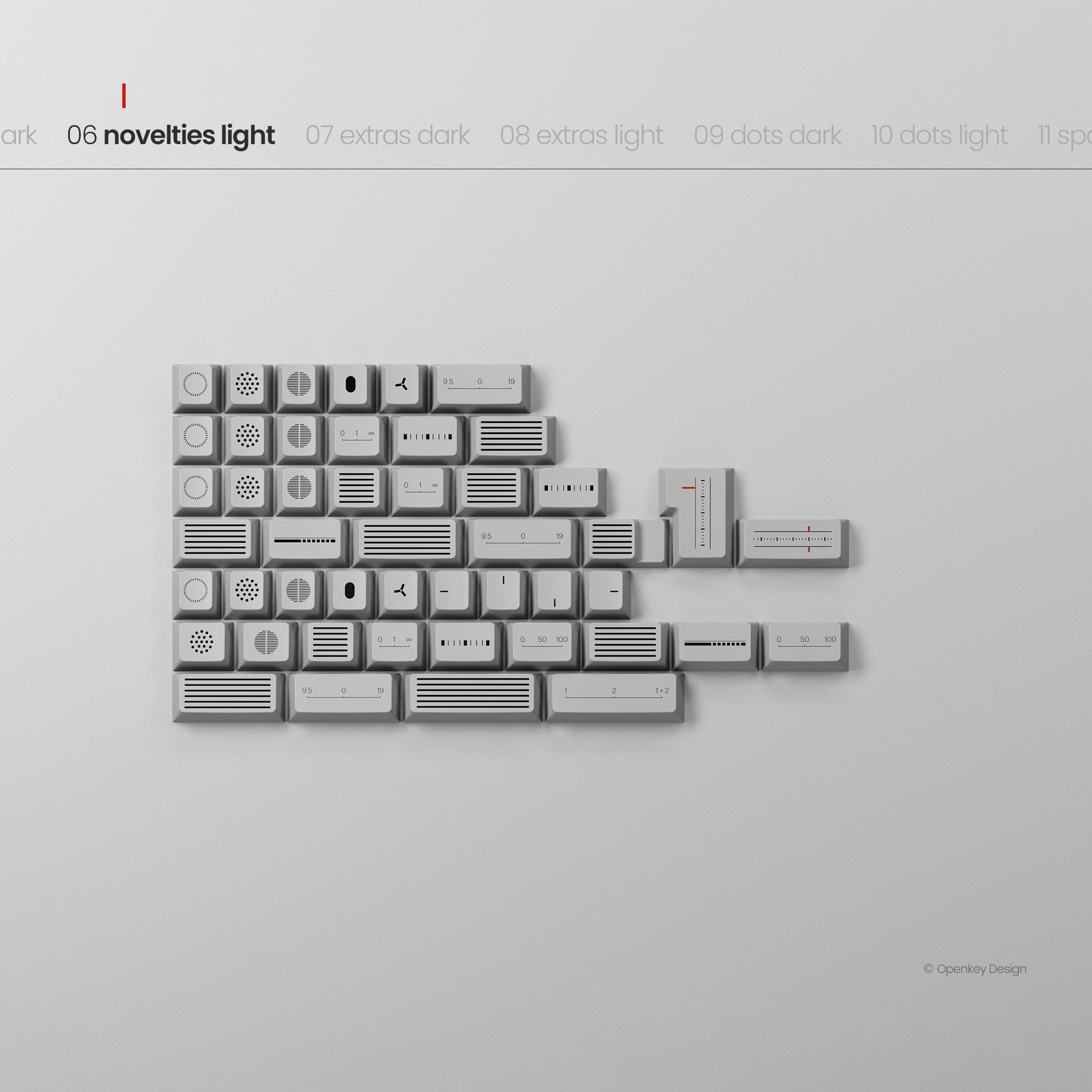 [GB] คีย์แคป PBTfans x Openkey Design Less, but better Dark