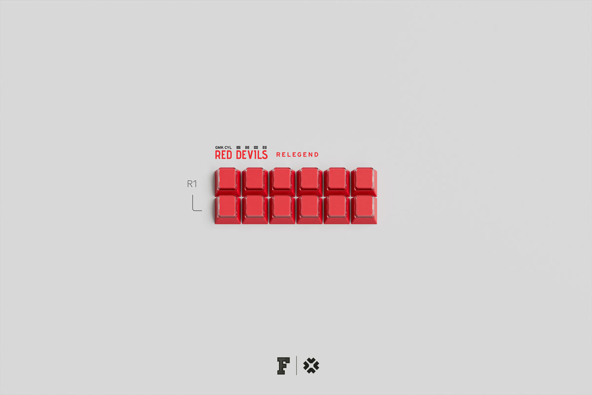 [GB] คีย์แคป GMK CYL Red Devils
