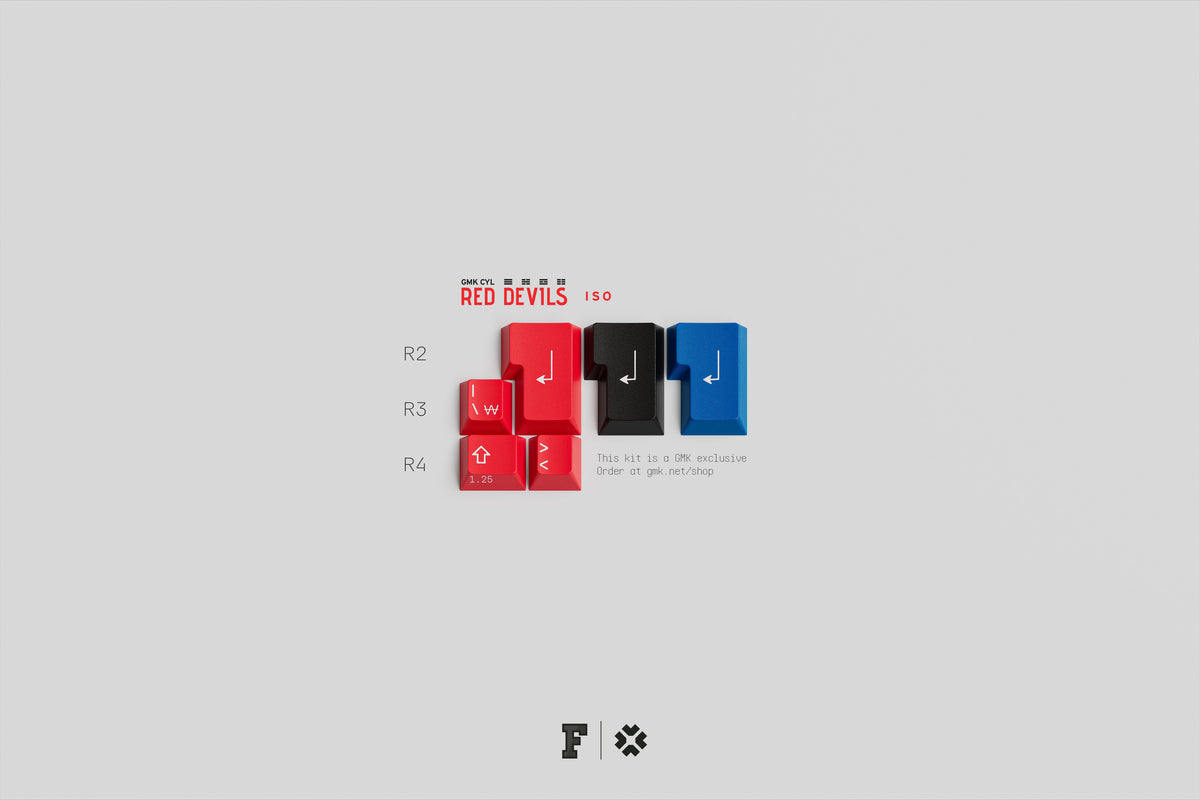 [GB] คีย์แคป GMK CYL Red Devils
