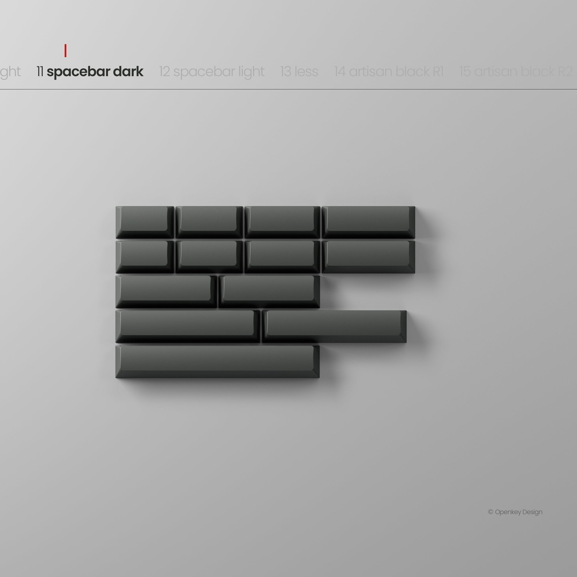 [GB] คีย์แคป PBTfans x Openkey Design Less, but better Dark