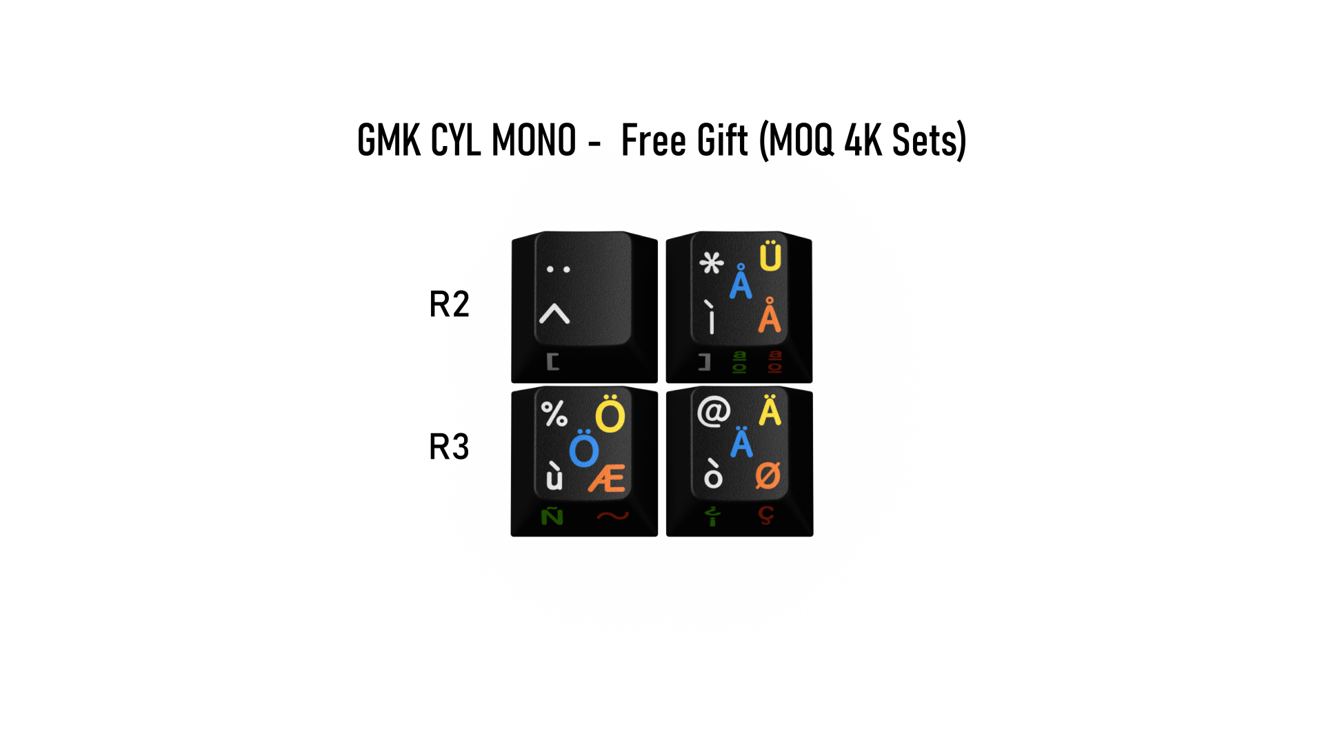 [GB] คีย์แคป GMK CYL MONO