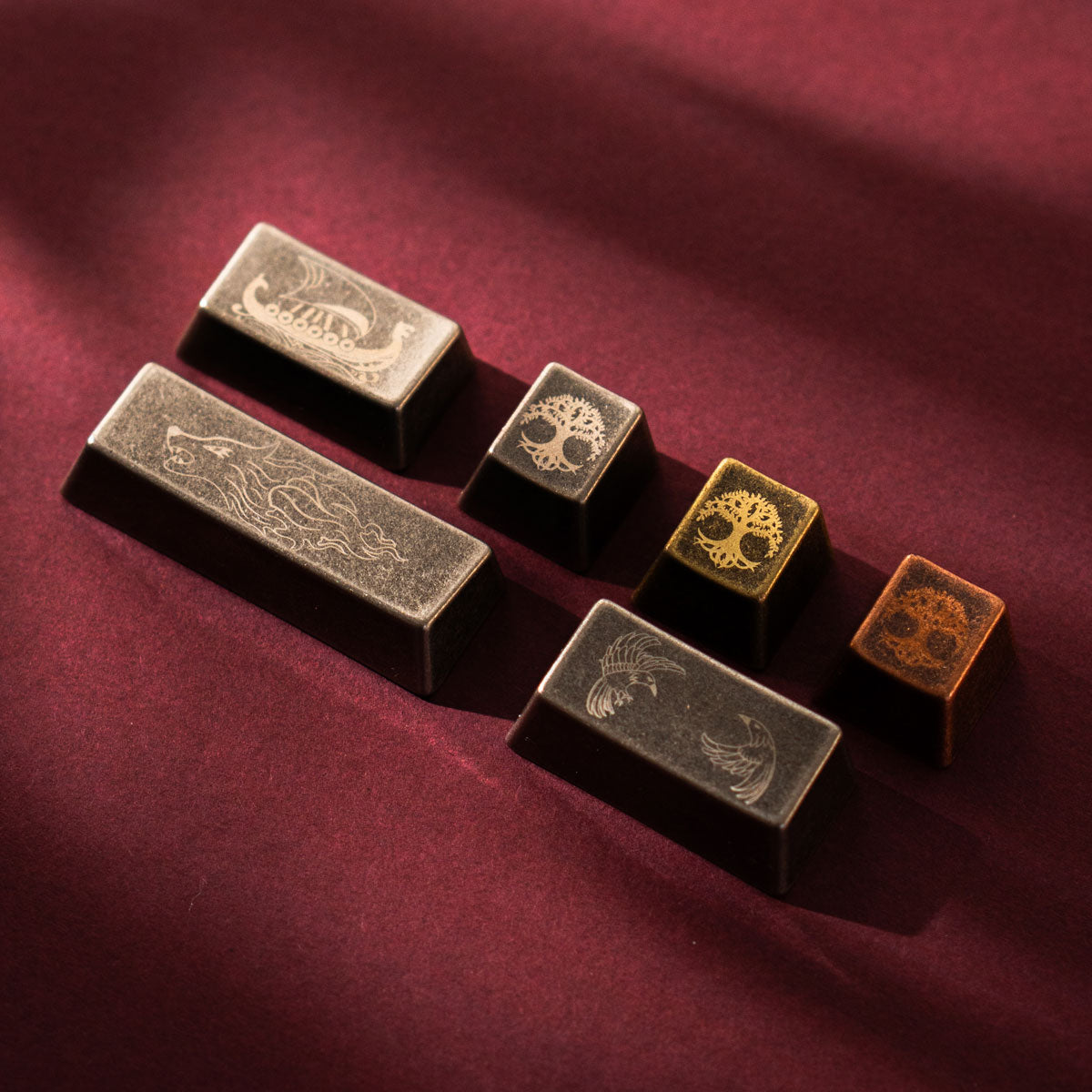 [GB] Awekeys Viking Antiques Full Metal Keycaps Set