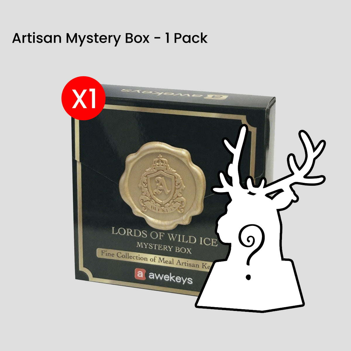 [GB] คีย์แคป Awekeys Wild Ice Full Metal Keycaps