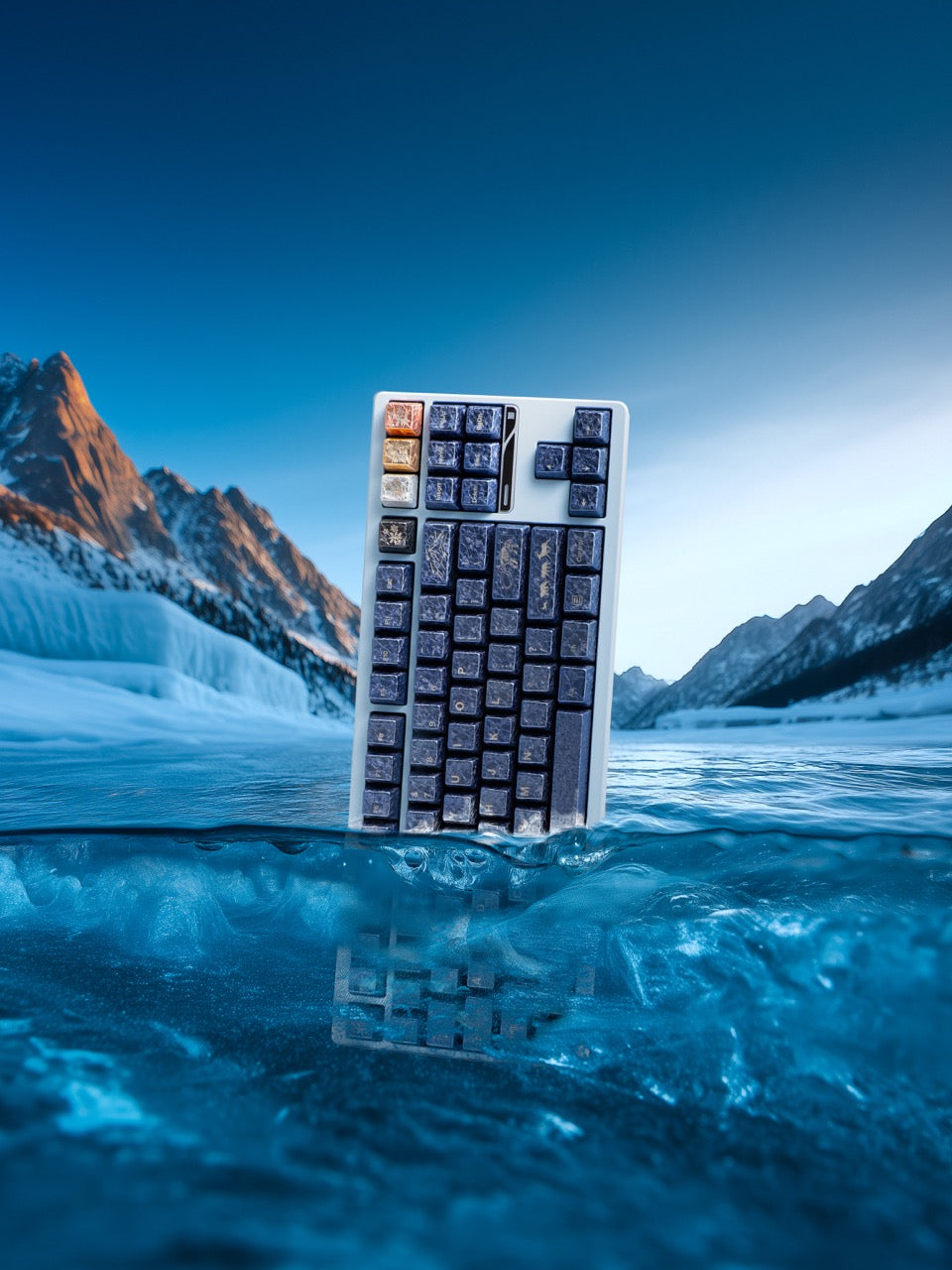 [GB] คีย์แคป Awekeys Wild Ice Full Metal Keycaps