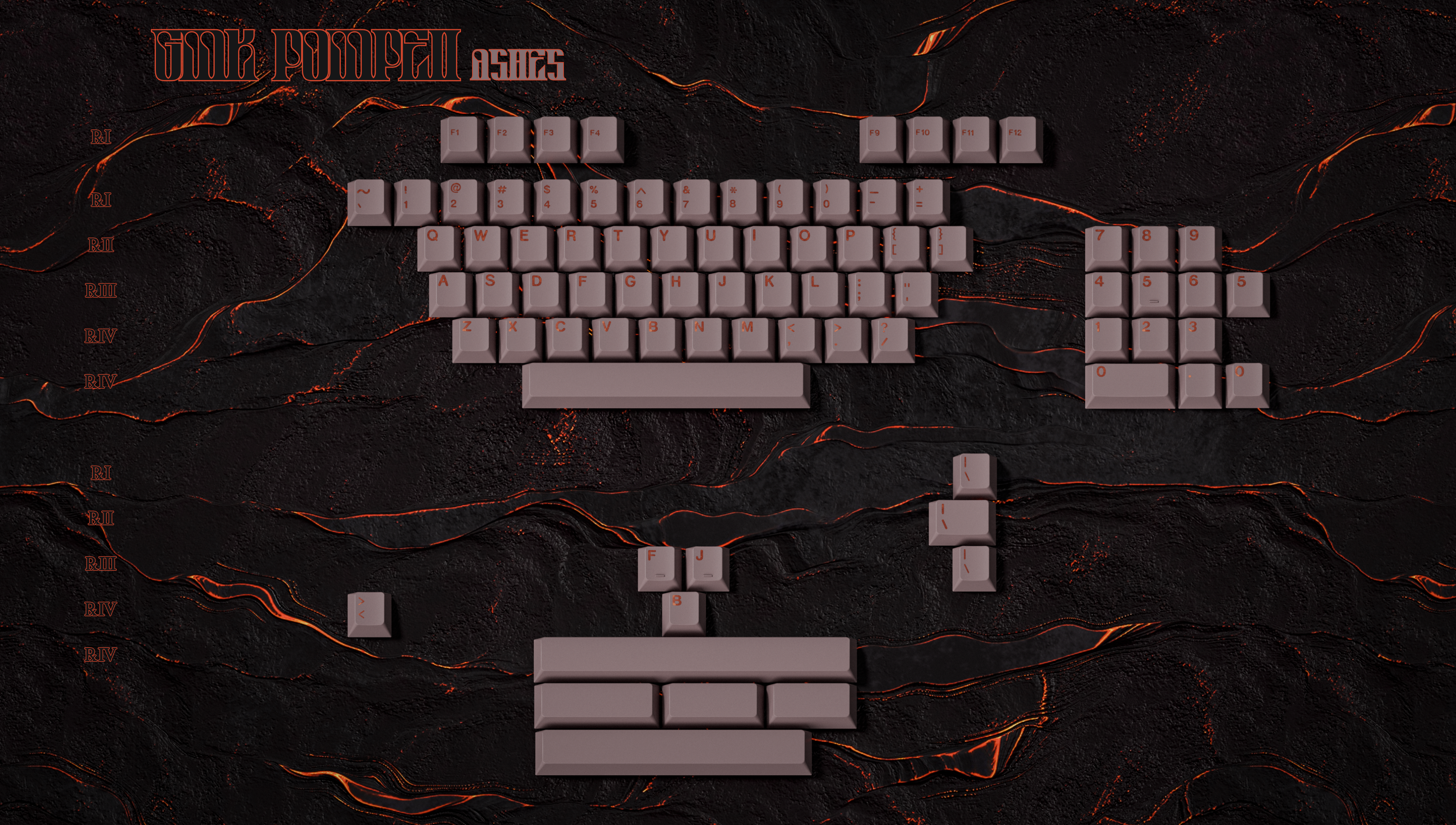 [GB] คีย์แคป GMK Pompeii