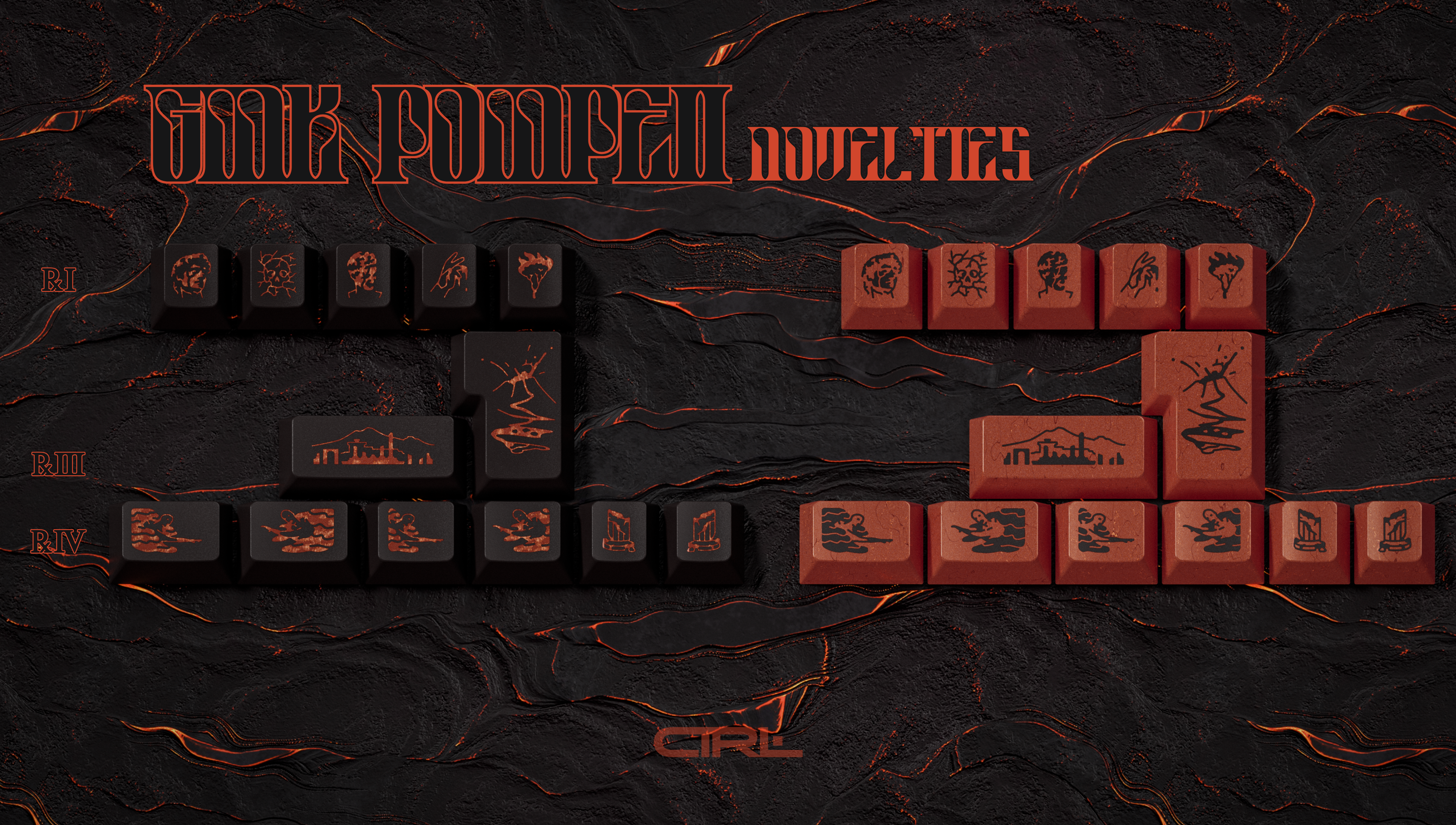 [GB] คีย์แคป GMK Pompeii