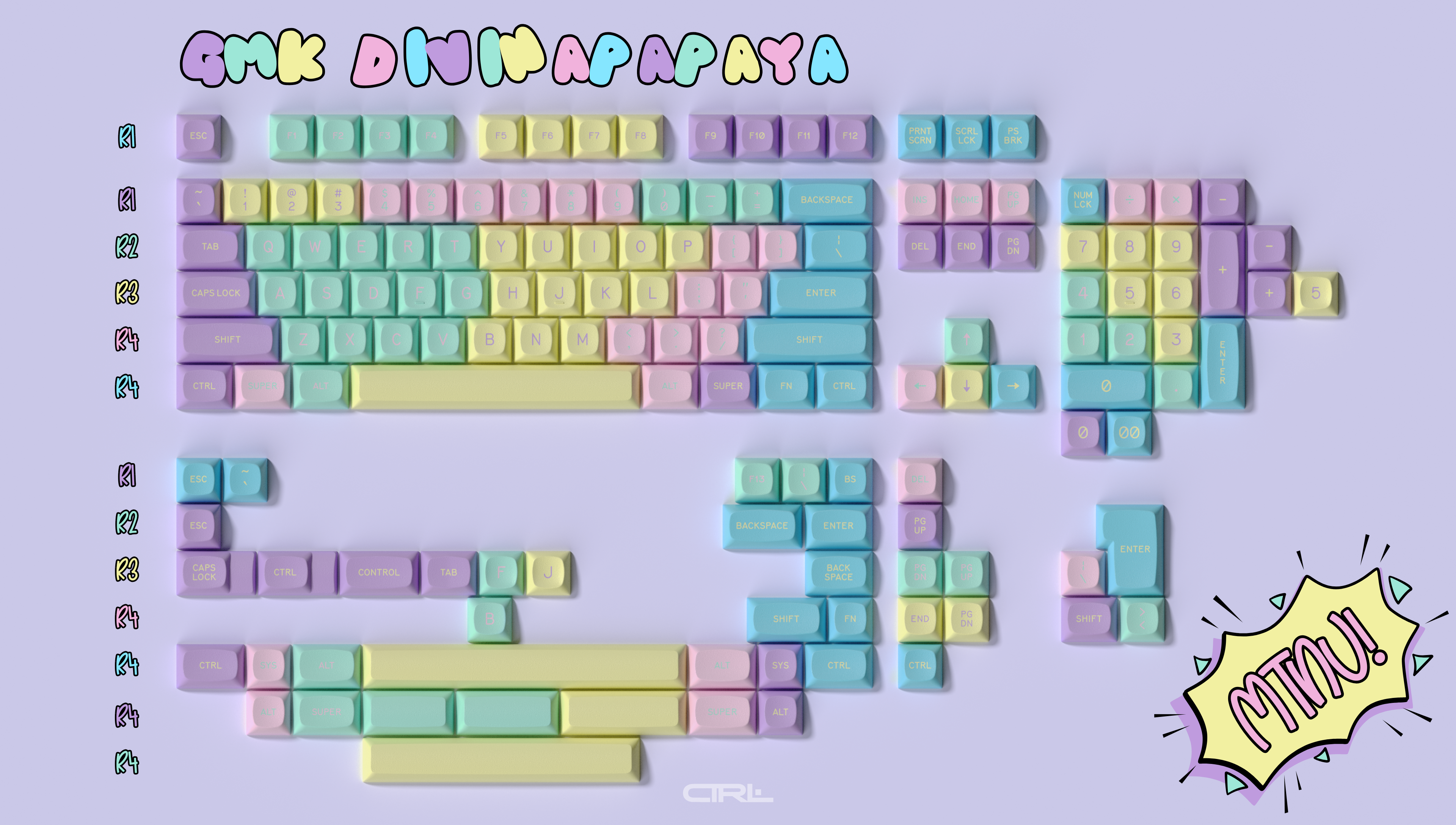 [GB] คีย์แคป GMK Divinapapaya