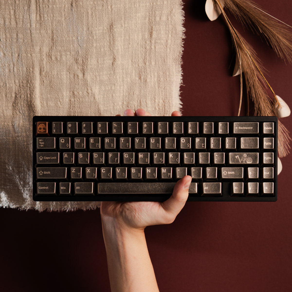 [GB] Awekeys Viking Antiques Full Metal Keycaps Set