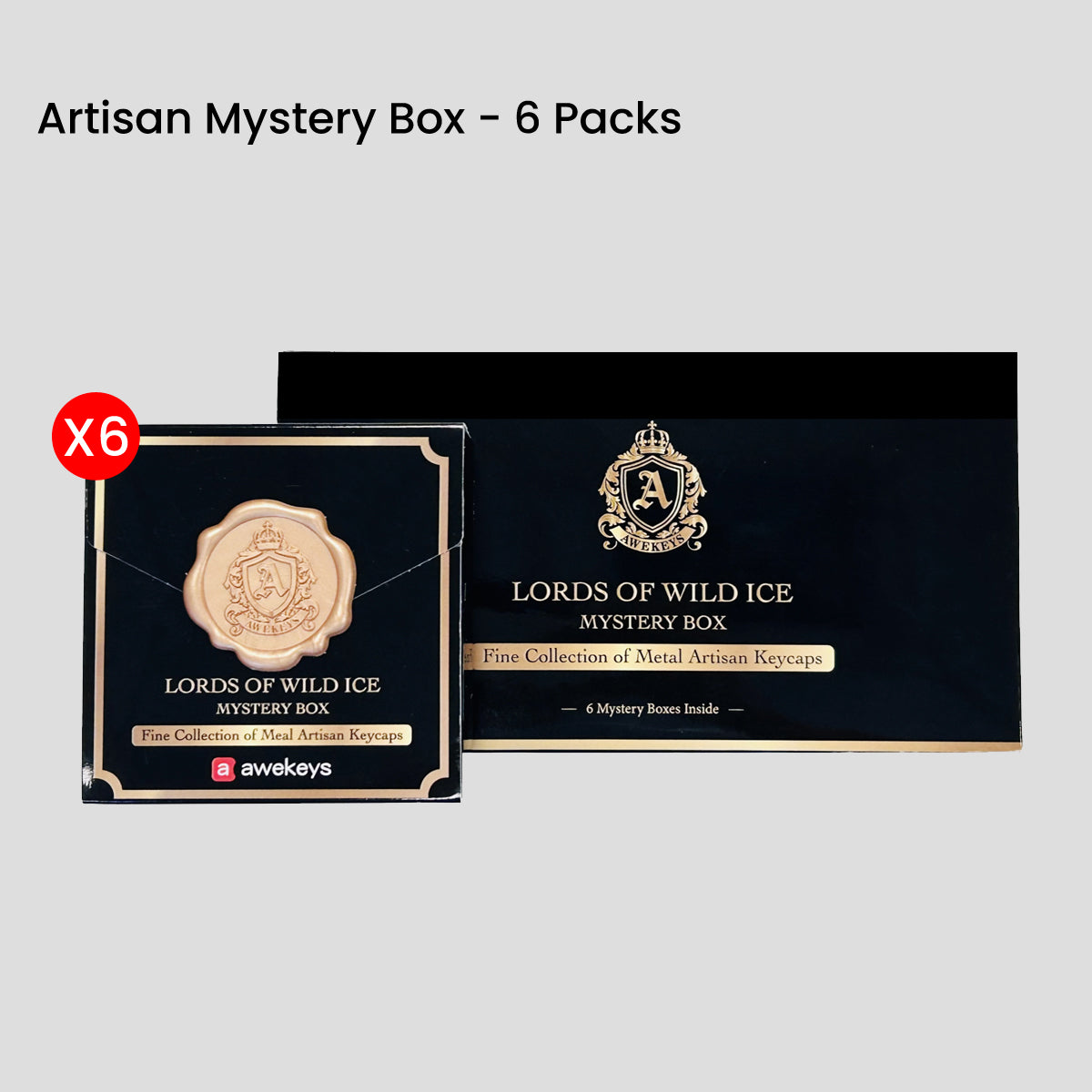 [GB] คีย์แคป Awekeys Wild Ice Full Metal Keycaps
