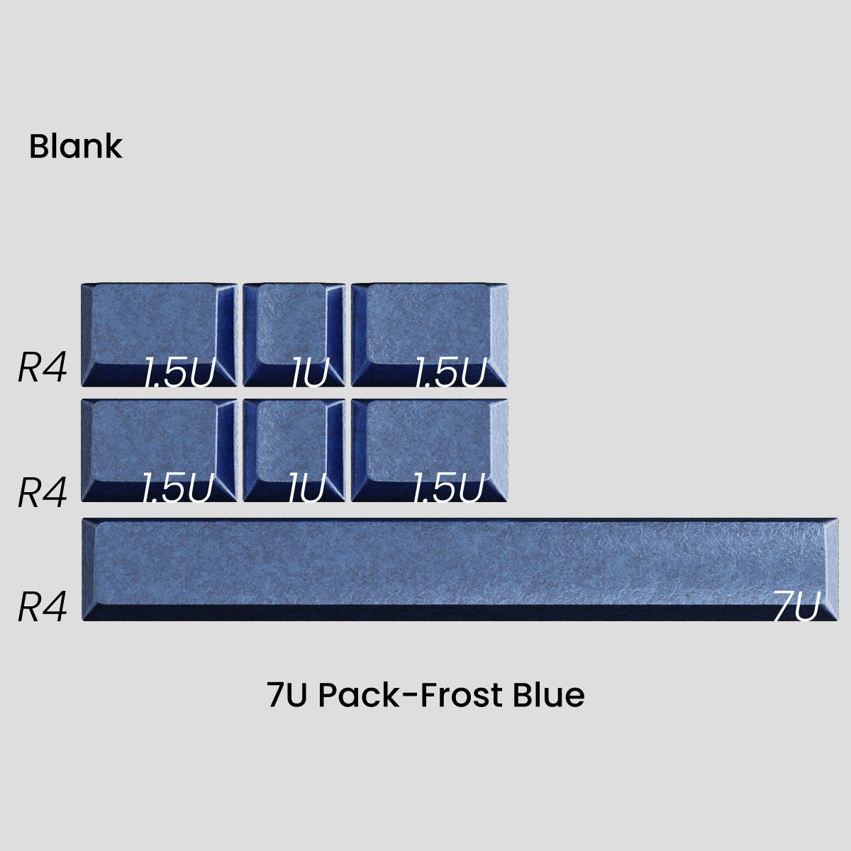 [GB] คีย์แคป Awekeys Wild Ice Full Metal Keycaps