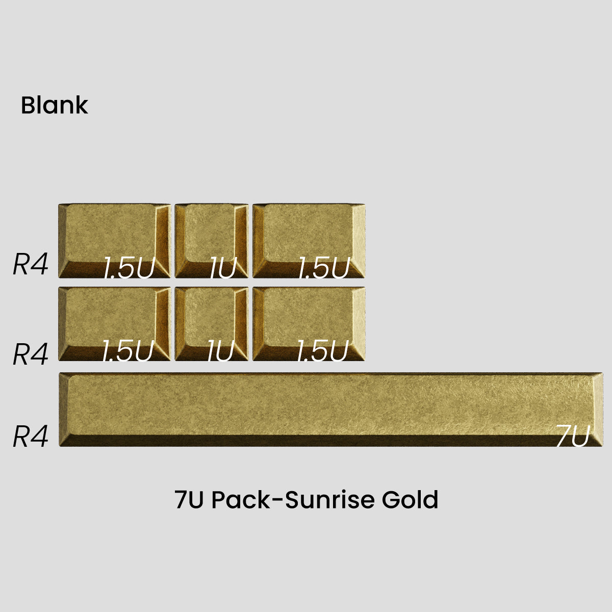 [GB] คีย์แคป Awekeys Wild Ice Full Metal Keycaps