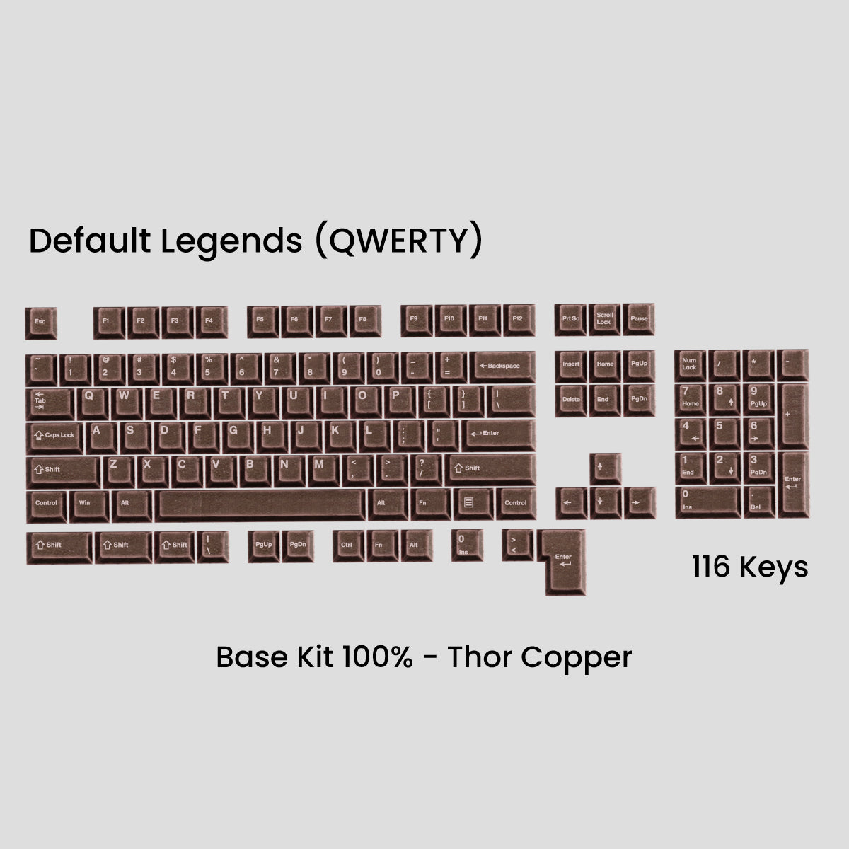 [GB] Awekeys Viking Antiques Full Metal Keycaps Set