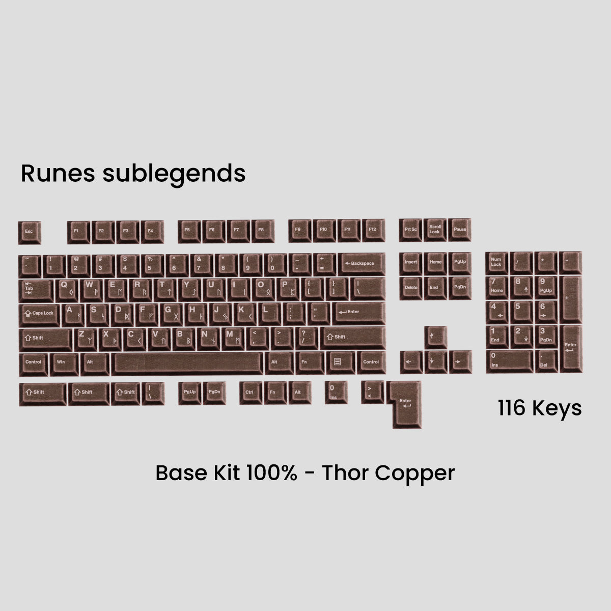 [GB] Awekeys Viking Antiques Full Metal Keycaps Set