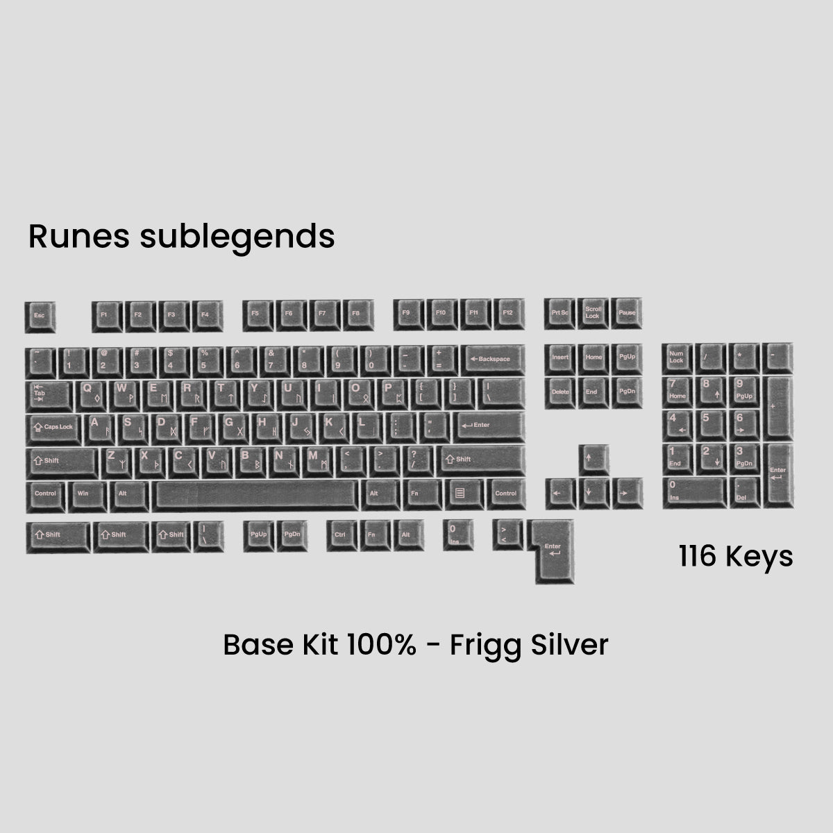 [GB] Awekeys Viking Antiques Full Metal Keycaps Set