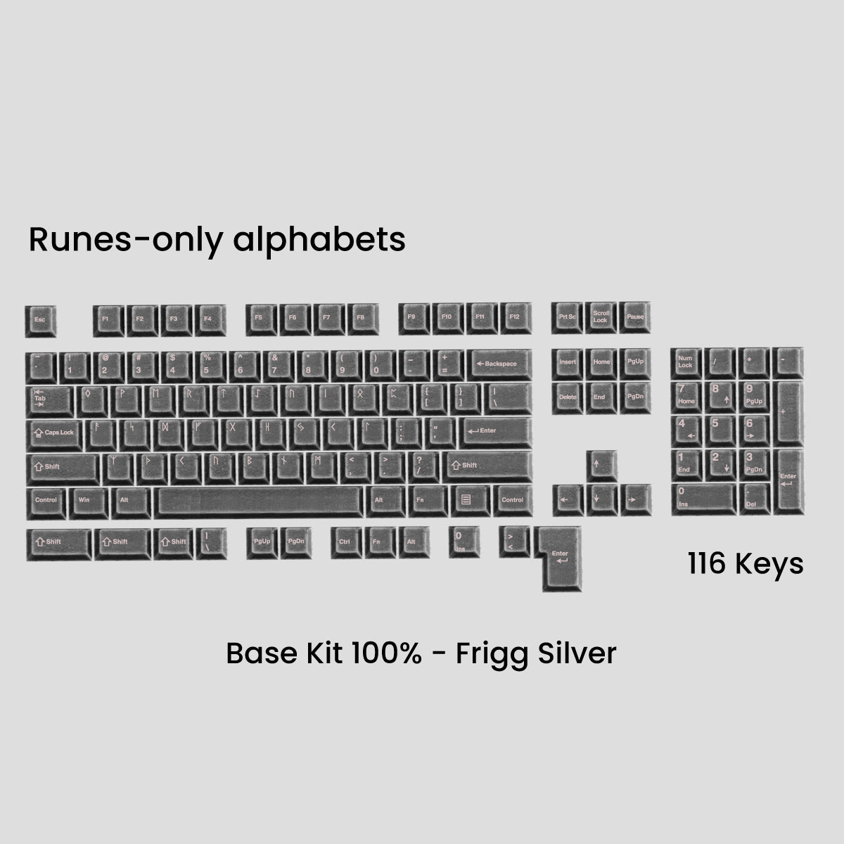 [GB] Awekeys Viking Antiques Full Metal Keycaps Set