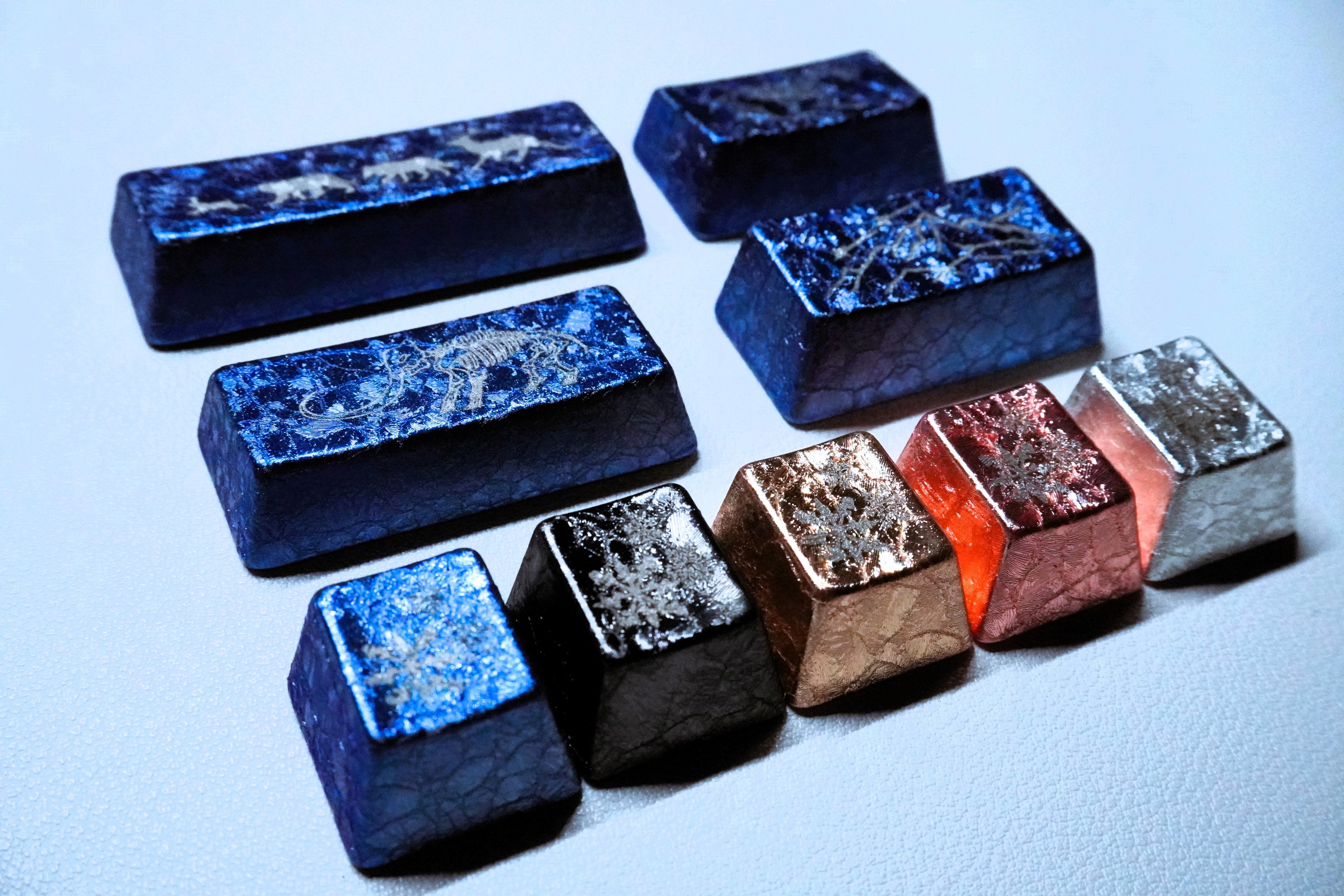 [GB] คีย์แคป Awekeys Wild Ice Full Metal Keycaps