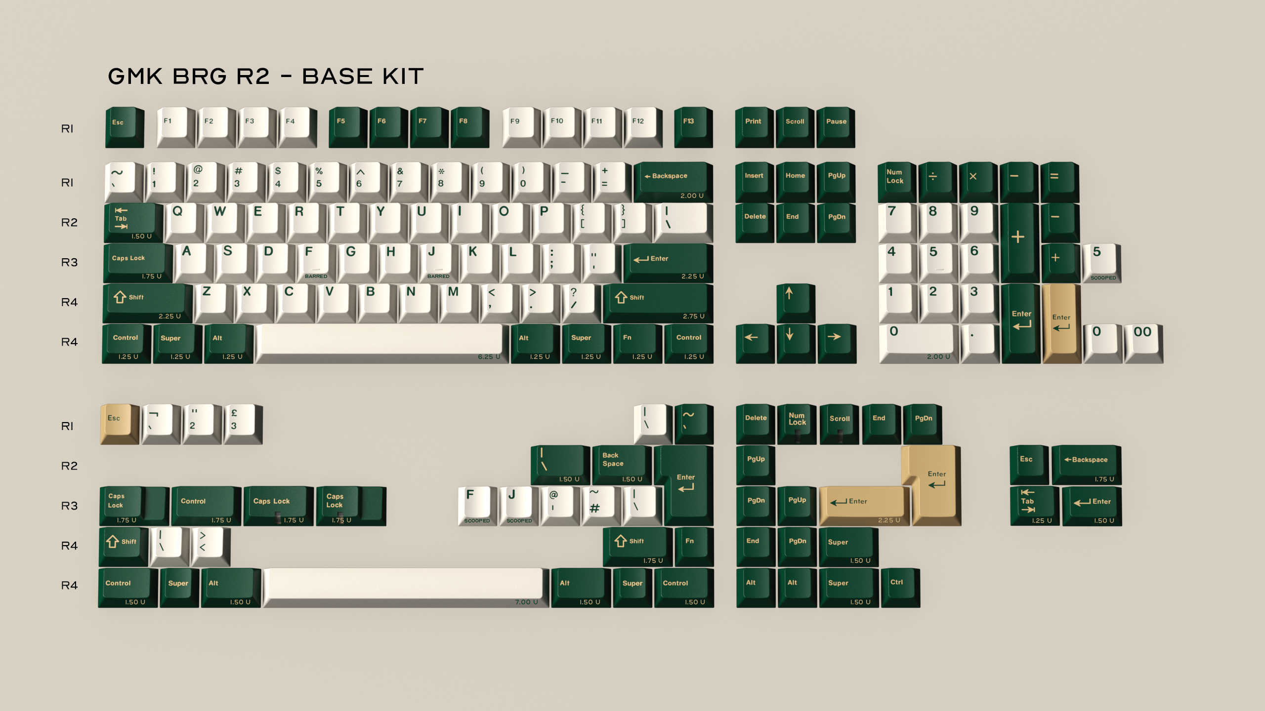 [GB] GMK British Racing Green R2