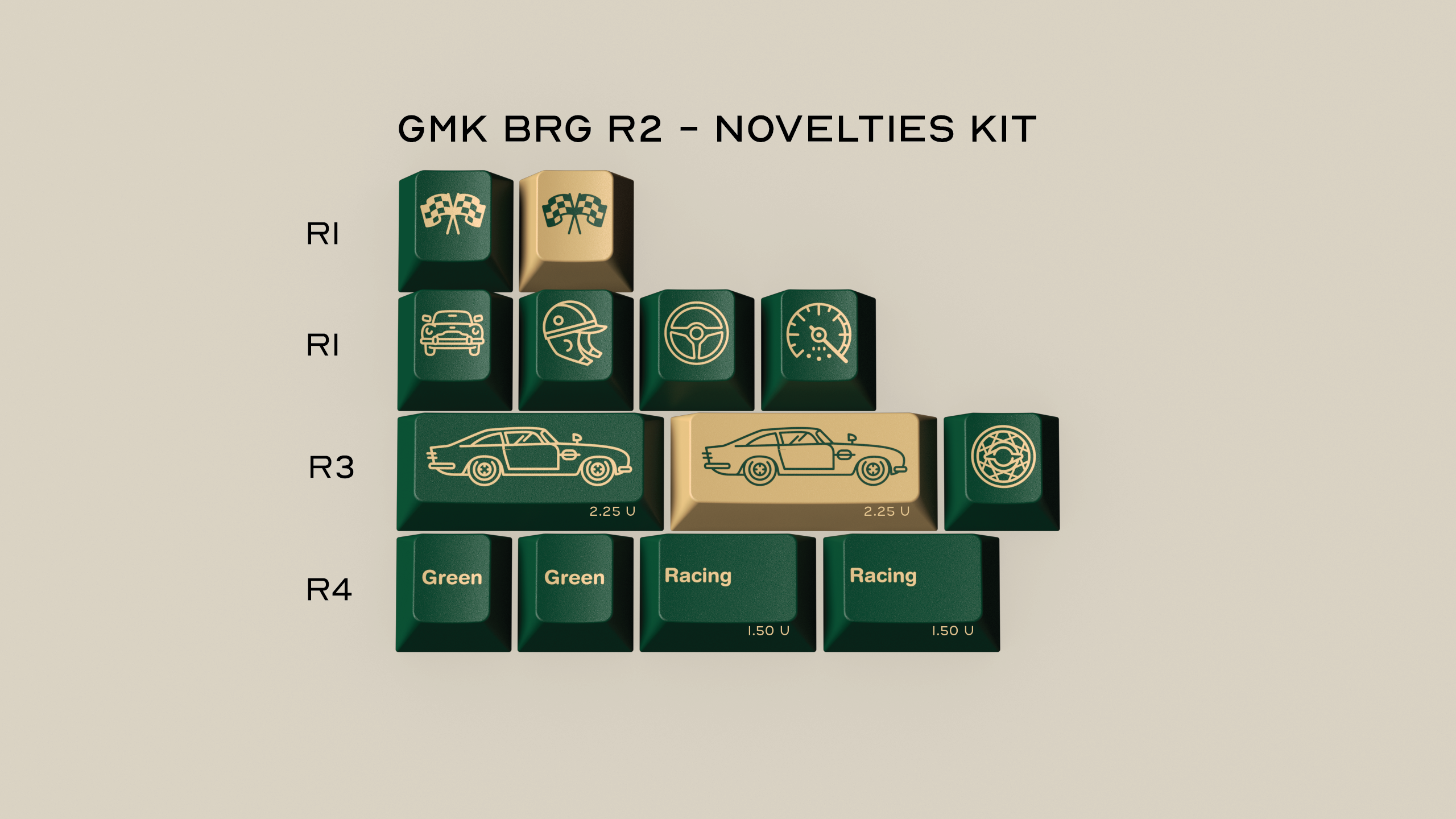 [GB] GMK British Racing Green R2