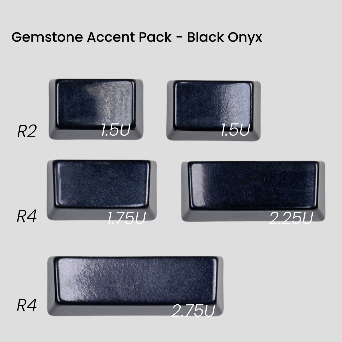 [GB] Awekeys Viking Antiques Full Metal Keycaps Set - Gemstone Accent Pack