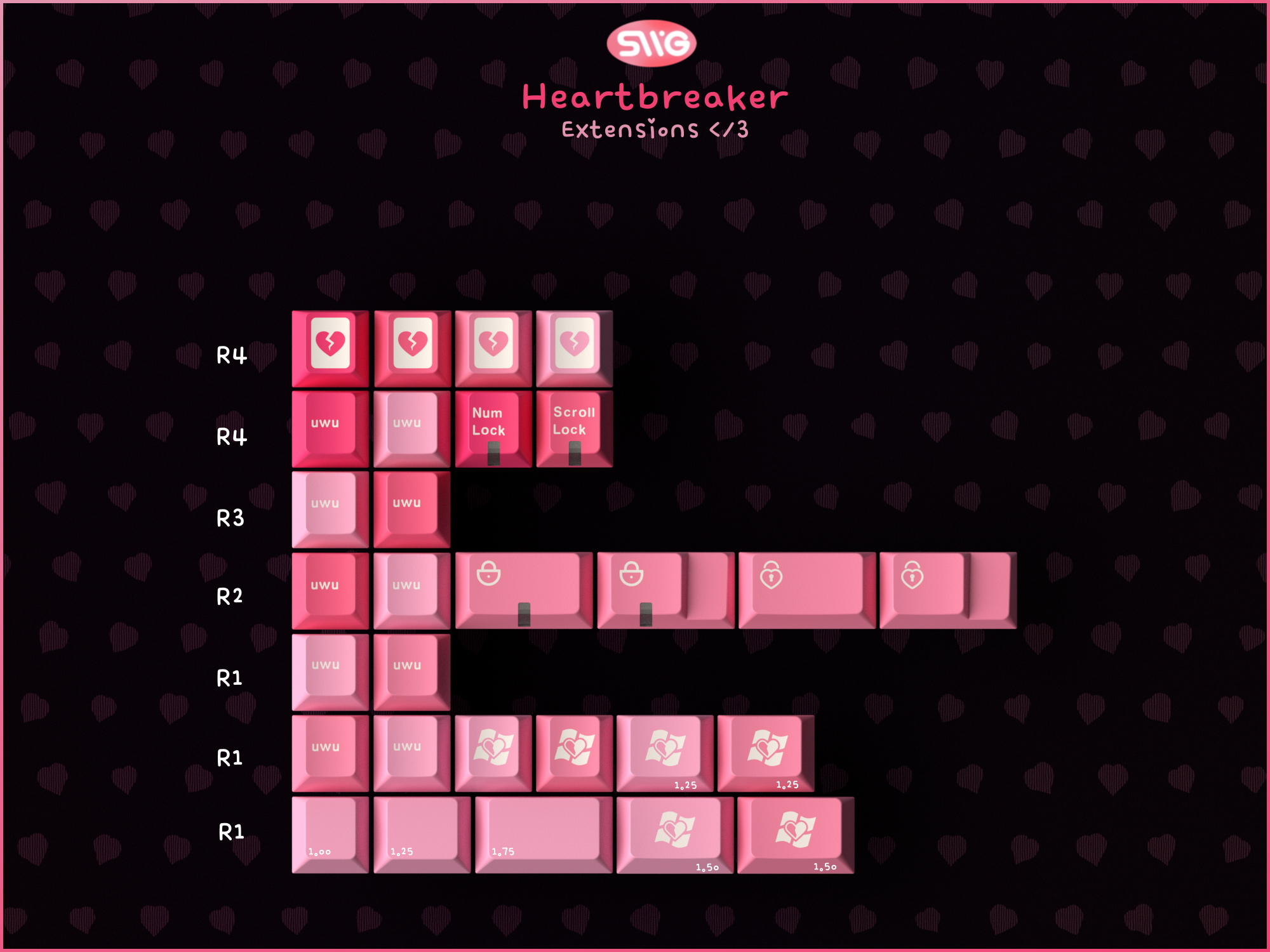 [GB] คีย์แคป SWG Heartbreaker