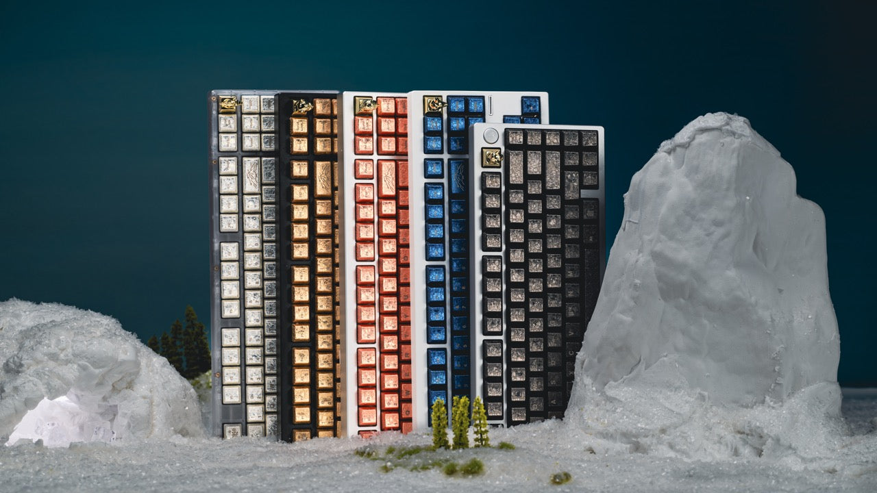 [GB] คีย์แคป Awekeys Wild Ice Full Metal Keycaps