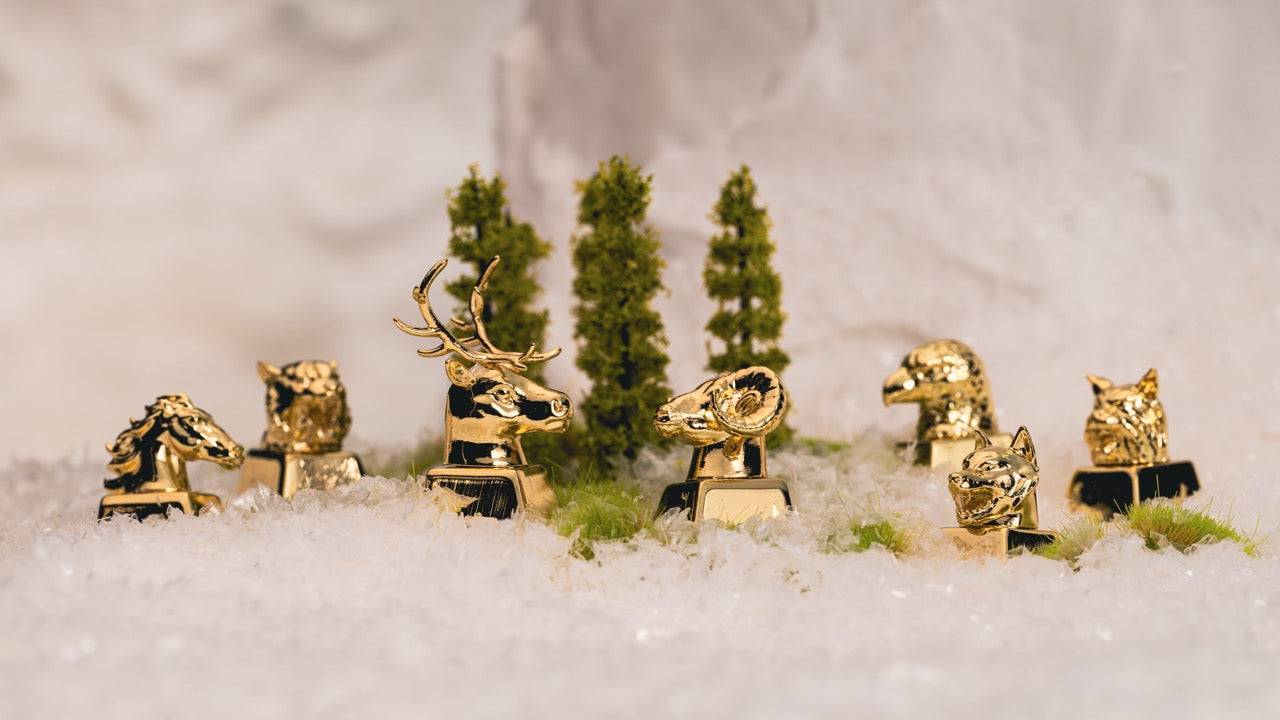 [GB] คีย์แคป Awekeys Wild Ice Full Metal Keycaps