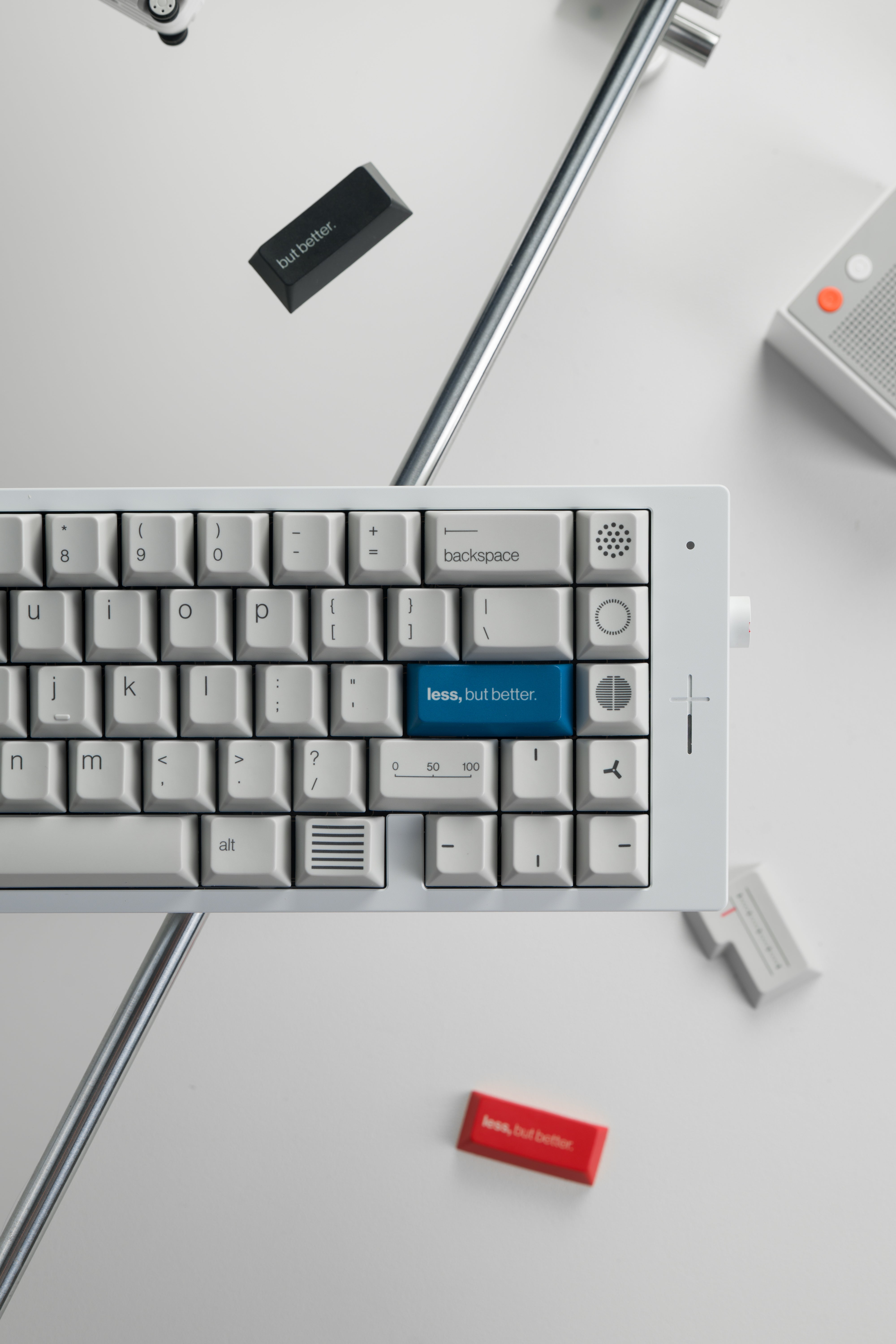 [GB] คีย์แคป PBTfans x Openkey Design Less, but better Dark