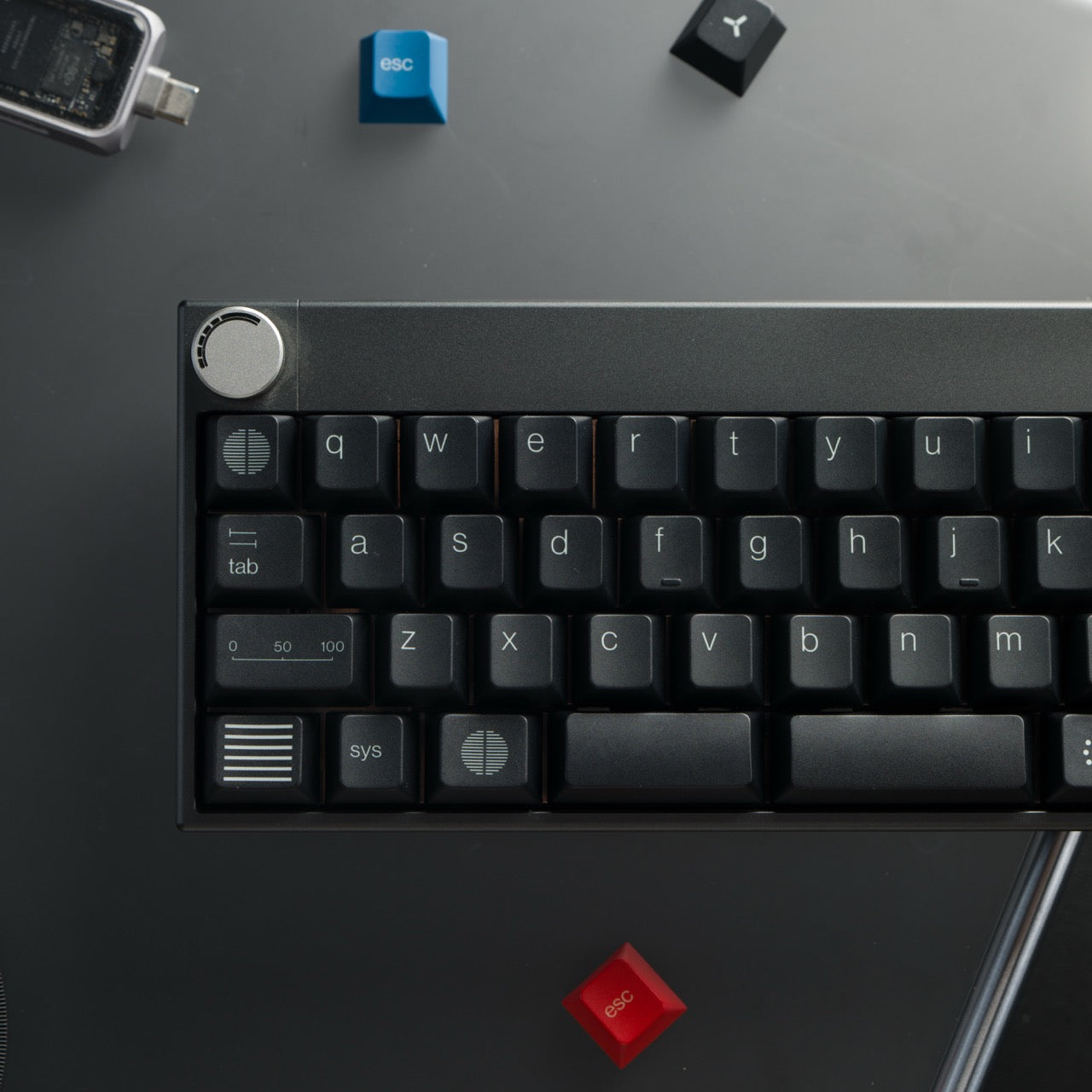 [GB] คีย์แคป PBTfans x Openkey Design Less, but better Dark
