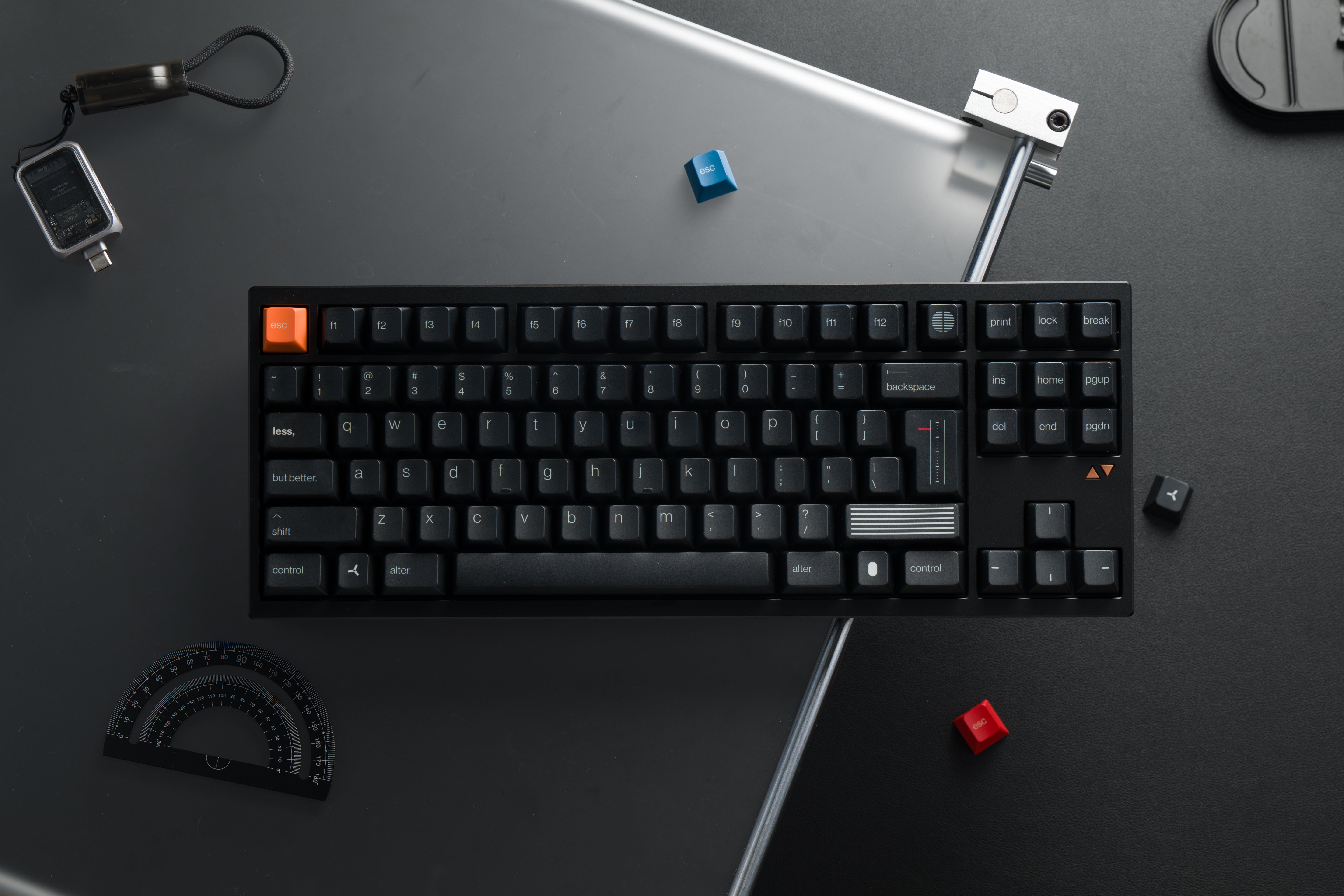 [GB] คีย์แคป PBTfans x Openkey Design Less, but better Dark