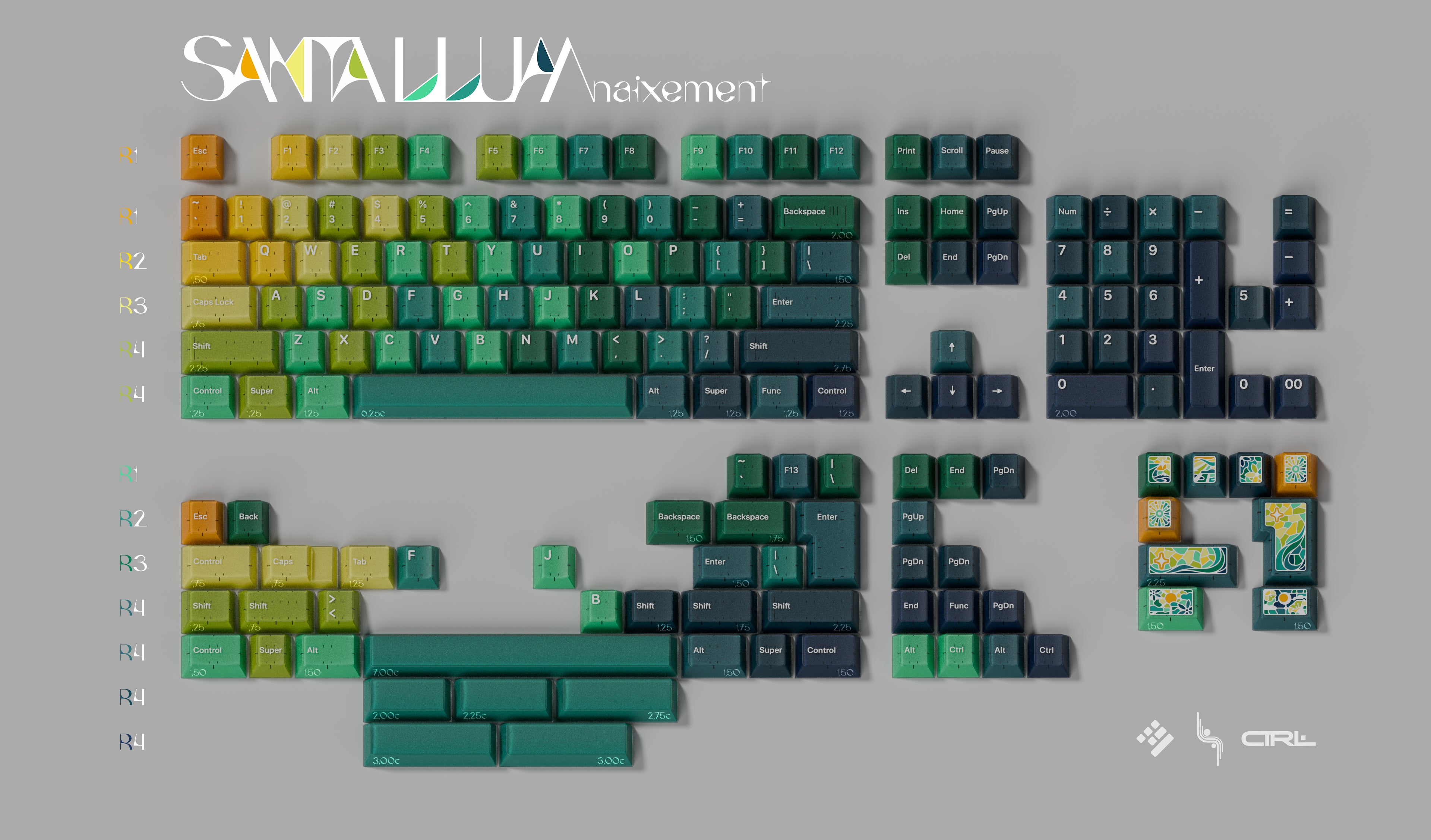 [GB] คีย์แคป KAP Santa Llum