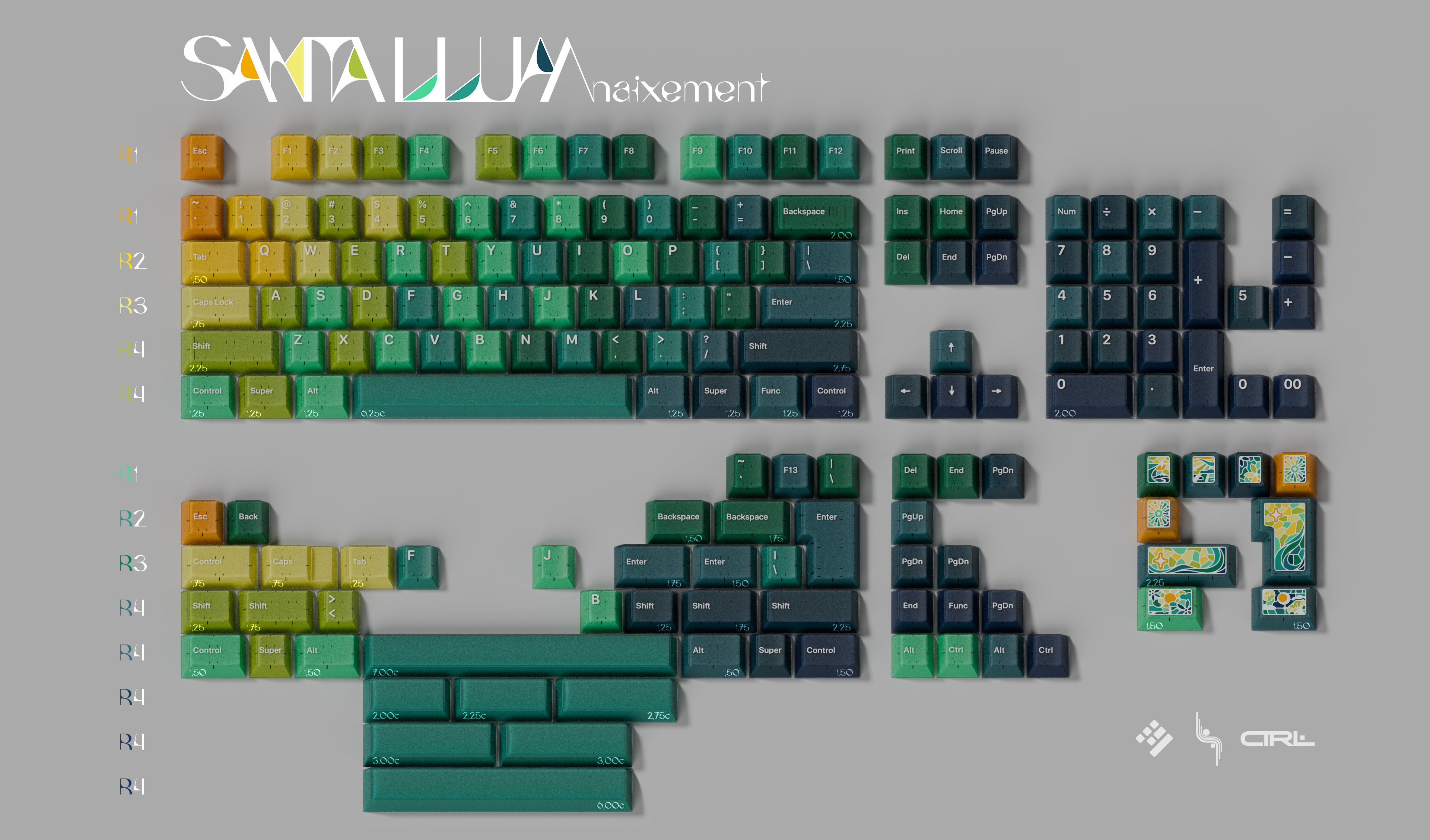 [GB] คีย์แคป KAP Santa Llum