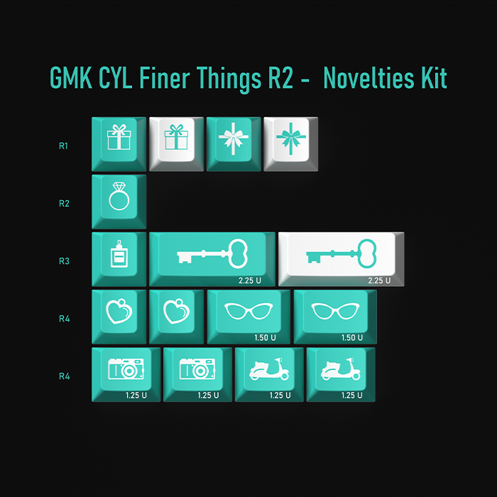 [GB] คีย์แคป GMK Finer Things R2