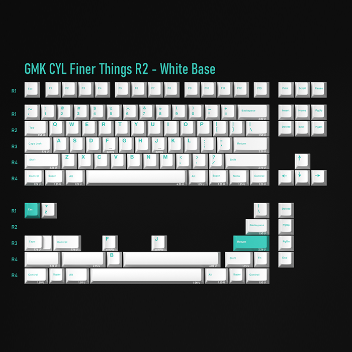 [GB] คีย์แคป GMK Finer Things R2