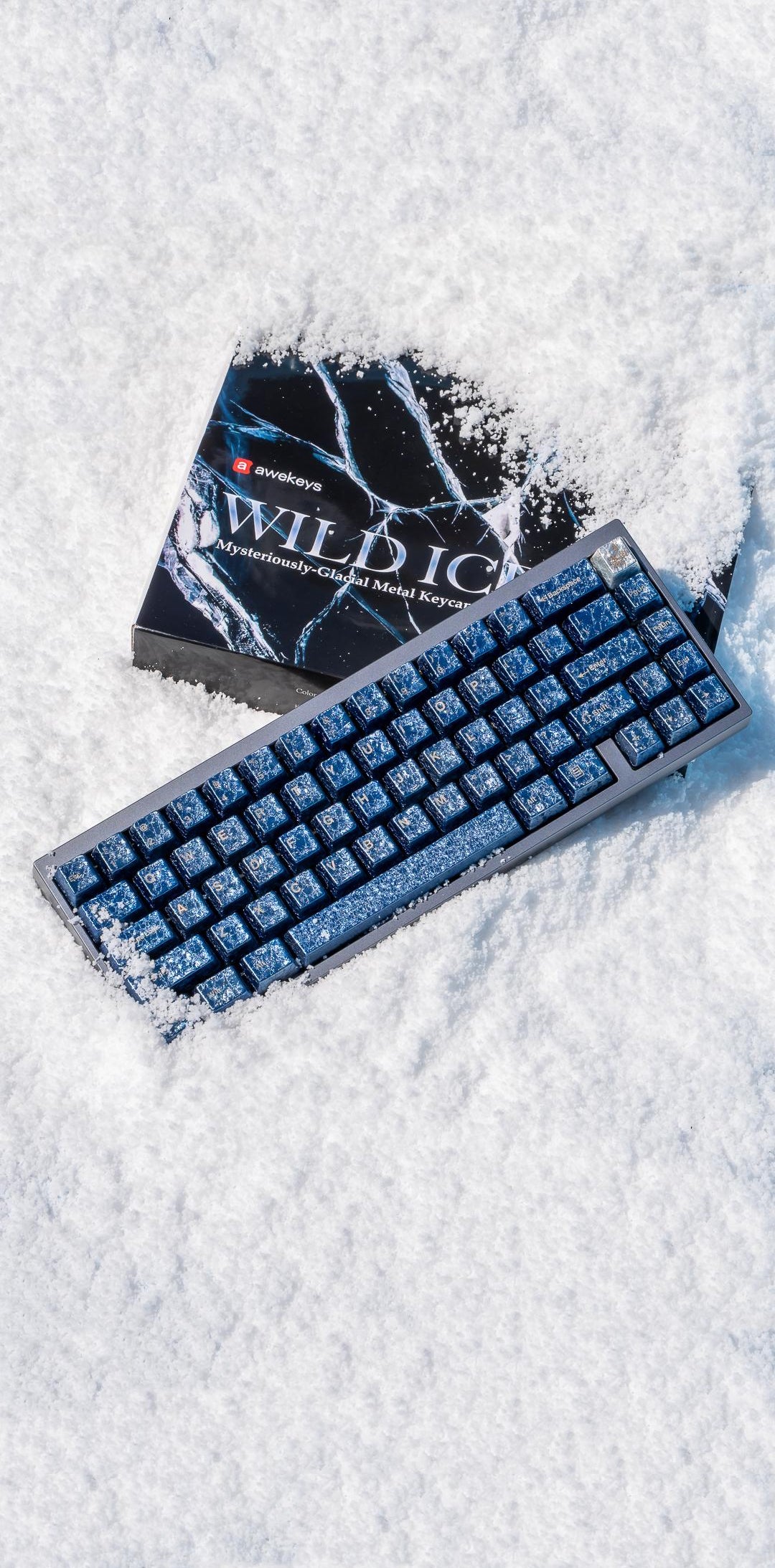 [GB] คีย์แคป Awekeys Wild Ice Full Metal Keycaps