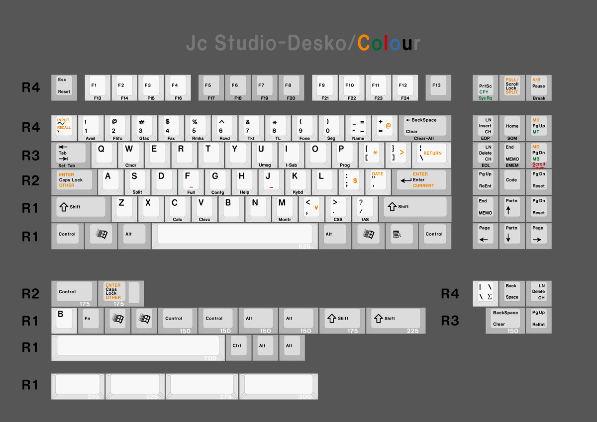 Jc Studio Rune JC Studio Keycap Set ส่งฟรี!