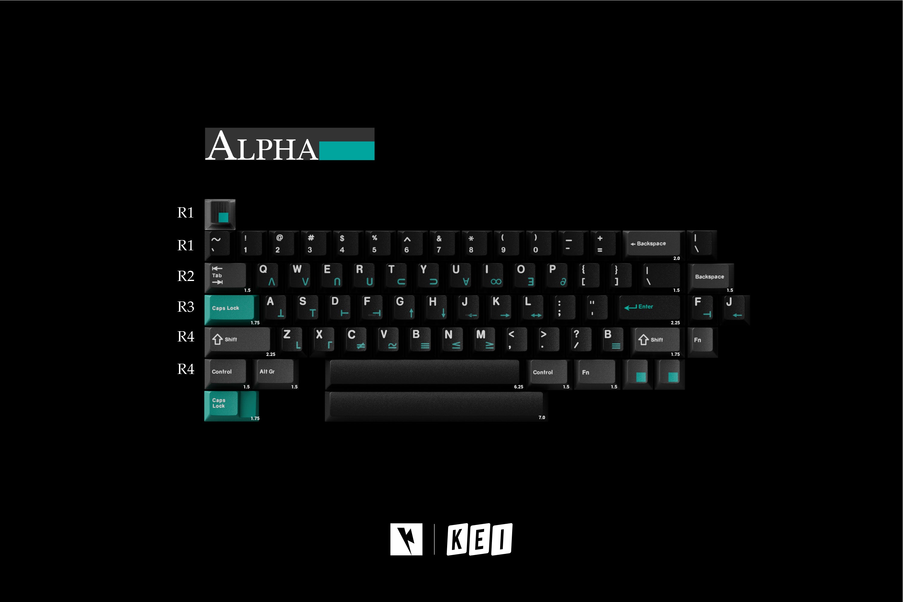 [Pre-order] Keykobo Dolch - คีย์แคป ABS Doubleshot/Tripleshot