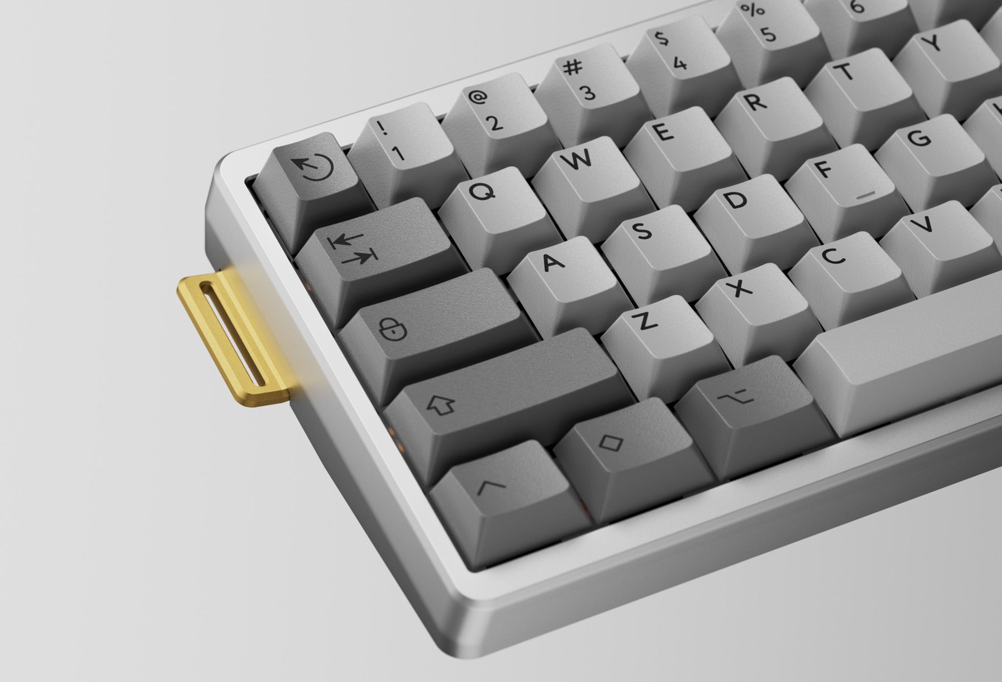 キーボード KBDfans GT-60 Case E-coating White GT-60 Case – KBDfans® Mechanical Keyboards Store