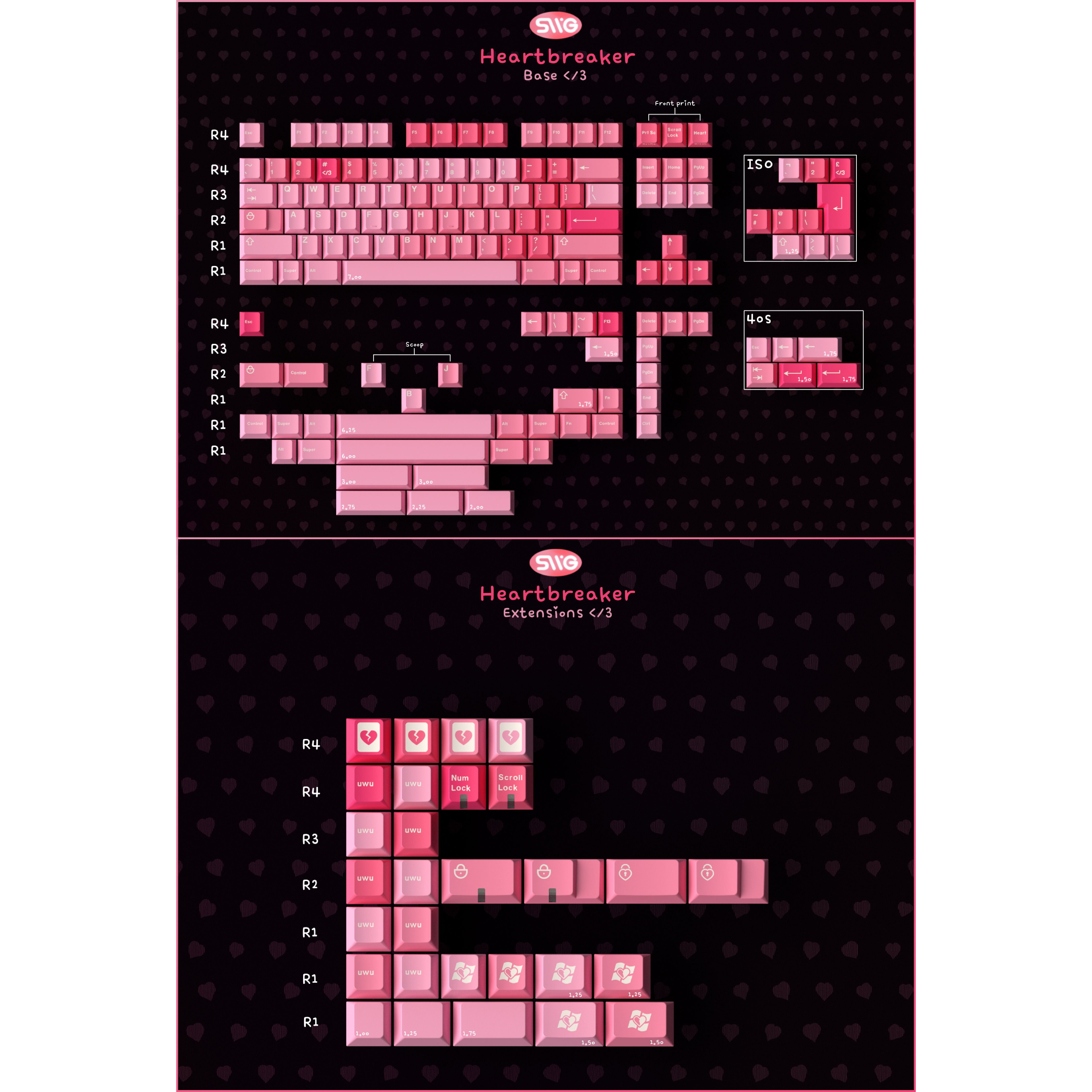 [Pre-order] คีย์แคป SWG Heartbreaker