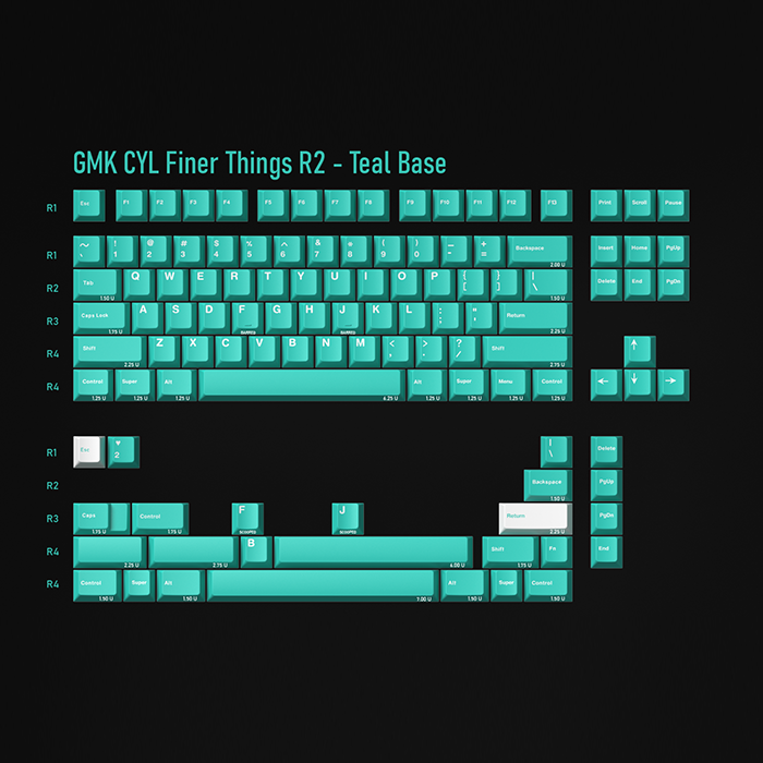 [GB] คีย์แคป GMK Finer Things R2